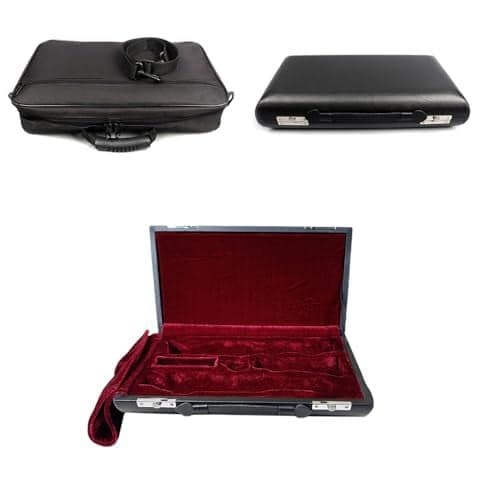 Yinfente Oboe Case Hard Shell with PU Leather and Oxford Outer Bag Adjustable Strap Portable Oboe Bag for Beginners,Students,Players Musicians