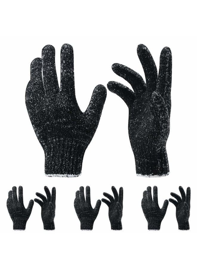 4 Pairs 8 Pcs Exfoliating Gloves for Shower - Premium Bath Gloves - Body Scrubber Gloves for Shower, Spa, Massage, Body Scrubs, Remove Dead Skin, Deep Cleaning
