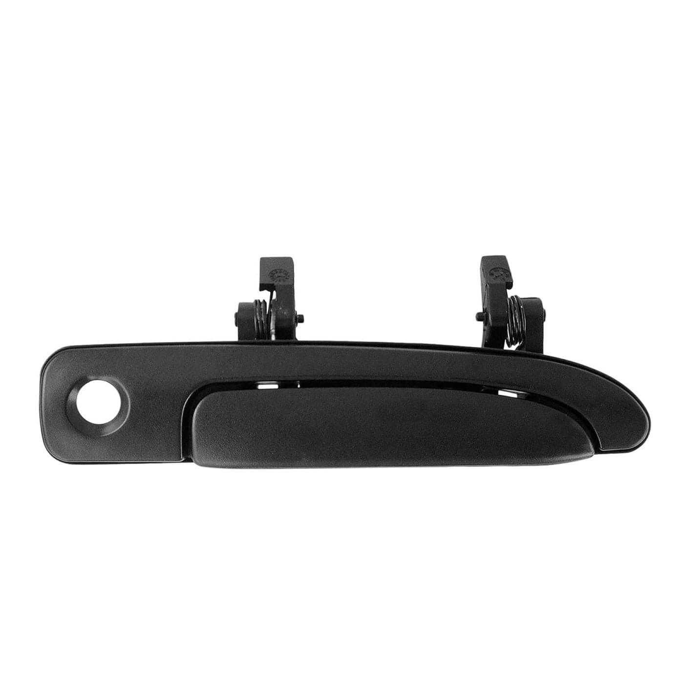 TRQ Front Right Exterior Door Handle Black Passenger Side Compatible with 19922011 Ford Crown Victoria Mercury Grand Marquis 20032004 Marauder