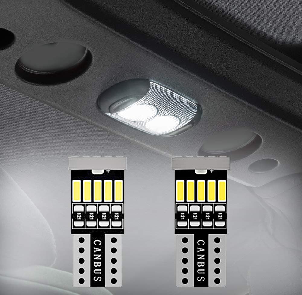 2pcs LED Dome Light Replacement Bulbs Ultra Bright Interior Lights Upper Reading Lights for 1997-2018 Jeep Wrangler TJ JK All models