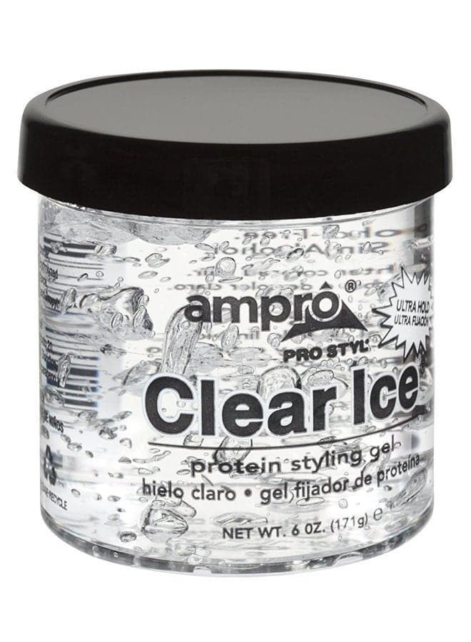 Ampro Pro Styl Clear Ice Protein Styling Gel, 6 Ounce (Pack of 6)
