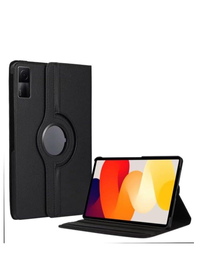 Redmi Pad SE 11 inch 2023 Tablet Protector Pebbled Rotating 360 Solid Color Protective Case Holster