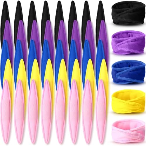 Bememo 40 Pieces Soft Curlers Hair Rollers Overnight Heatless Pillow Rollers for Hair Satin Sponge Curlers to Sleep in No Heat for Long Short Styling ToolsSolid Color