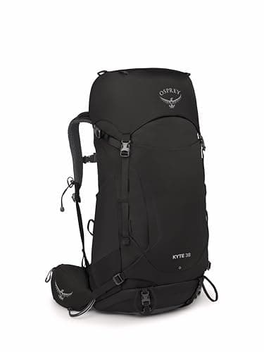 Osprey Kyte 38L Women's Backpacking Backpack with Hipbelt, Black, WXS/S