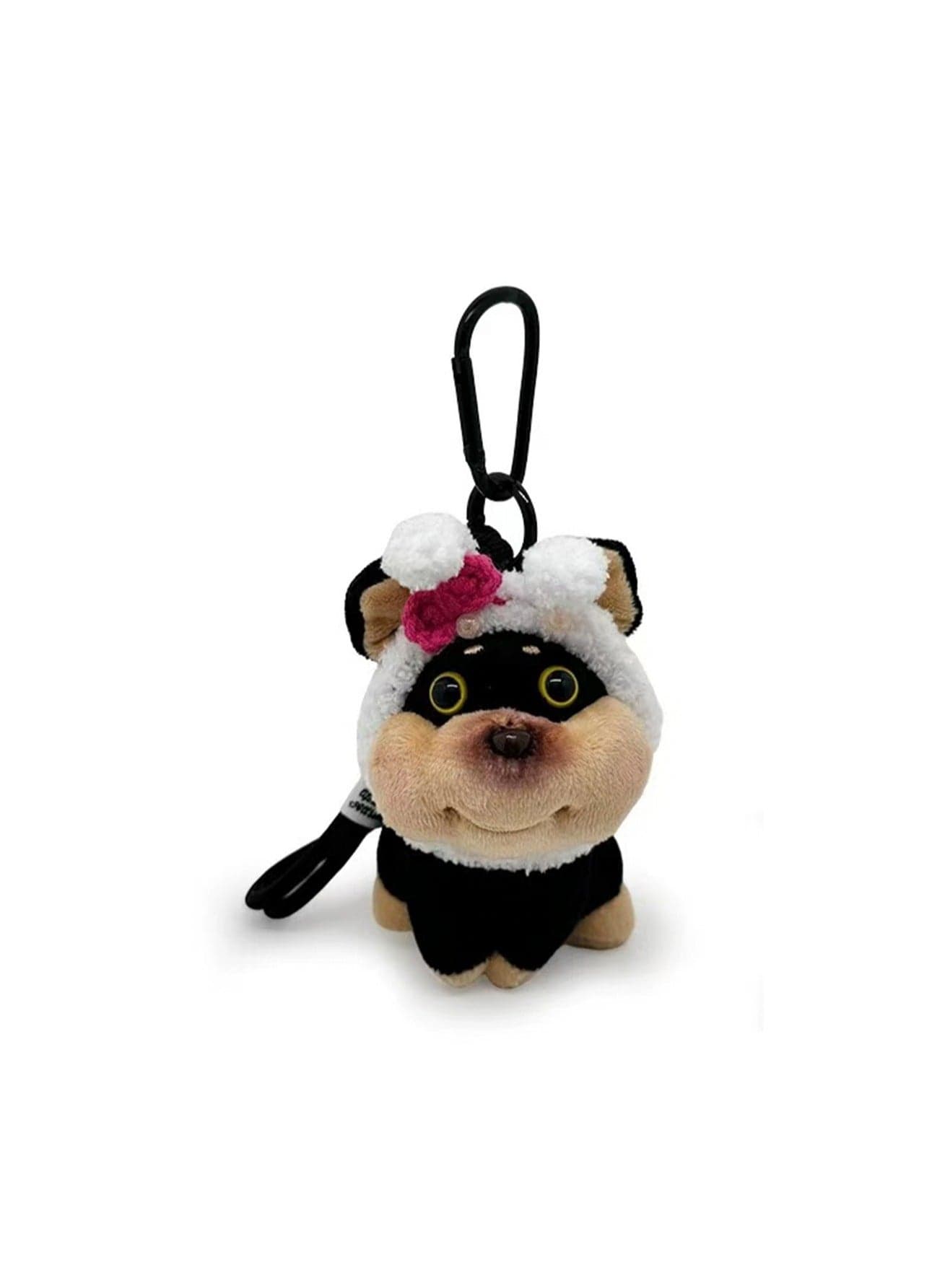 Cute Plush Doll Pendant, Bee Puppy Bag Key Pendant Bag Hanging Ornament, Funny Keychain Creative Gift (Bunny Headgear Bee Dog)