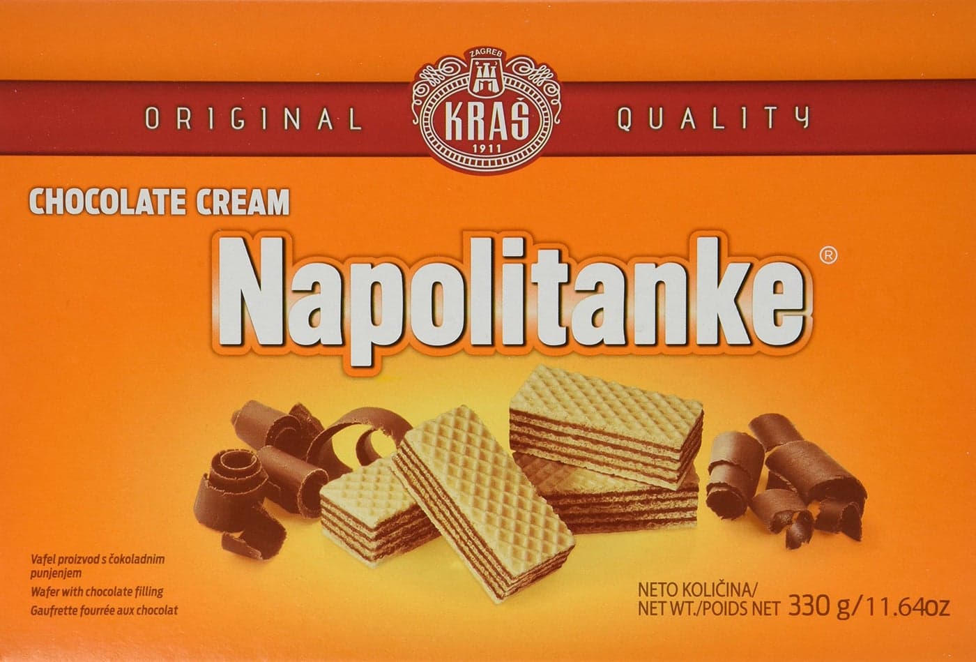 Kras Napolitanke Chocolate -Cream Wafers (11.64oz / 330g)