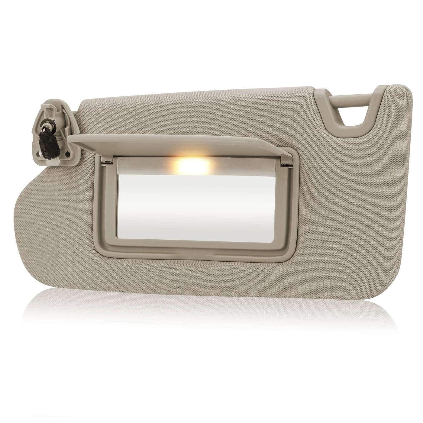 Beige Driver Left Side Sun Visor Replacement Compatible with 2013 2014 2015 2016 2017 2018 Nissan Altima Without Sunroof Replace 964013TA2A
