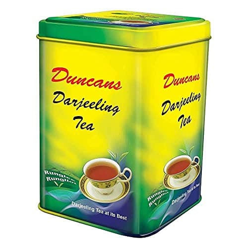 Duncans Finest Hand-Picked Darjeeling Orthodox Long Leaf, 100% Pure Black Tea, 250g Tin Caddy