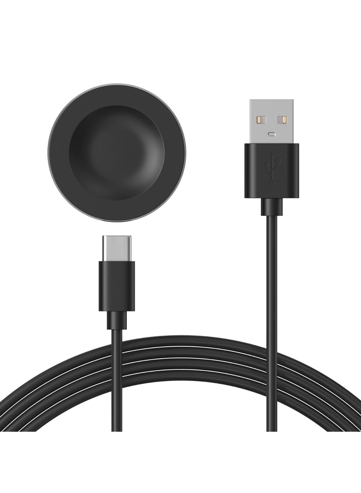 Charging Cable Compatible with Huawei Watch GT4/Watch 4 Pro/Fit4/Fit4 Pro/GT2 PRO/GT2 ECG/Watch Ultimate/Watchs GT3 SE Magnetic USB Charging Cable 100cm Smartwatch Accessories (Black)