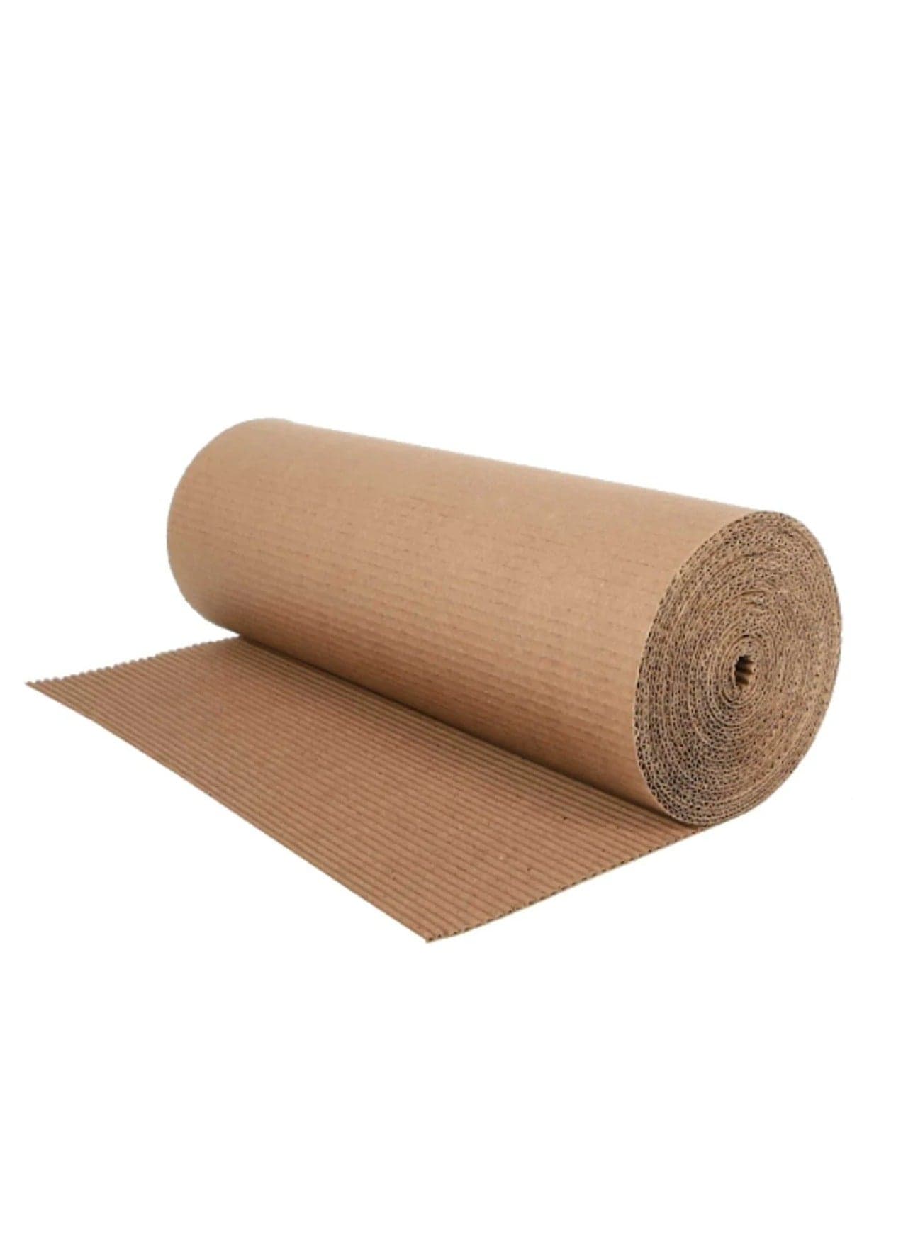 30 Mtr Corrugated Roll Brown Packaging Paper Corrugated Cardboard Sheets Eco-friendly Wrap Kraft Paper Roll For Packing, Moving, Gift Wrapping, Shipping Etc.(130cm Height)