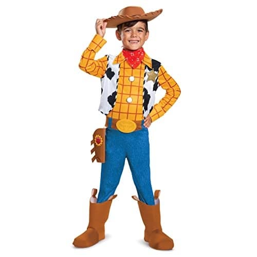 Woody Costume Official Disney Pixar Toy Story 4 Deluxe Boys Costume Size 3T4T