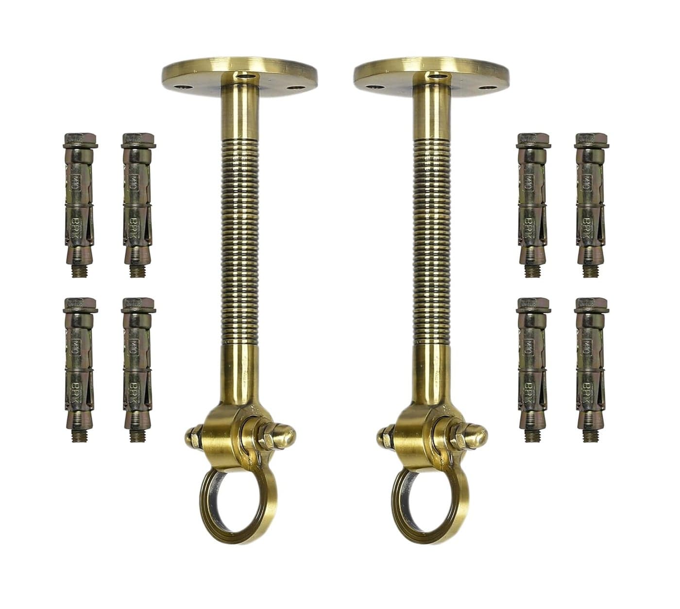TRENDY CREATION HUB 12 Inch Long Heavy Duty Swing Hanging Hooks Zula for Home with Anchor Bolt Fasteners Suitbale for Hammock Swing jula Kadu Pack of 2