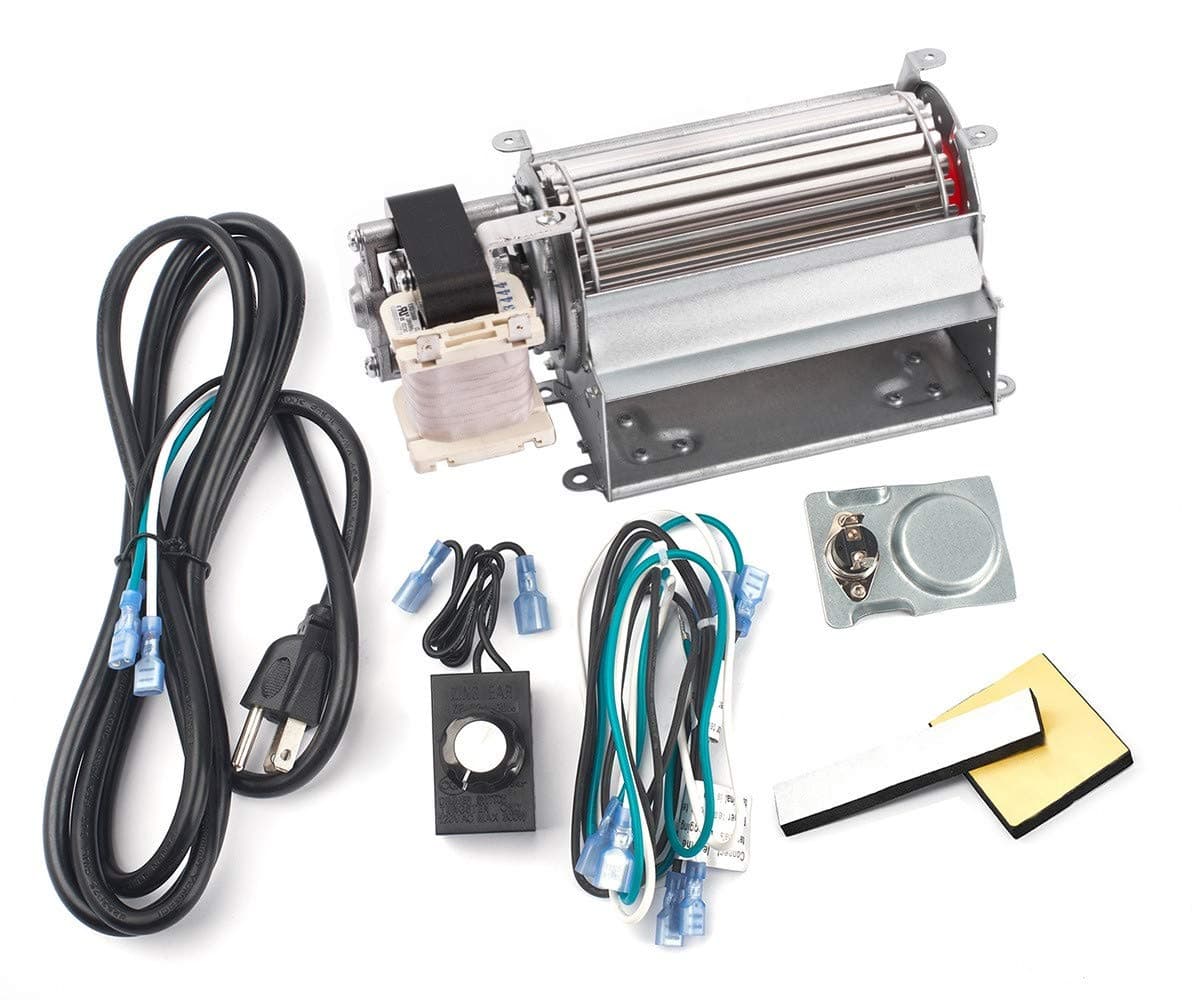 Adviace Replacement Fireplace Fan Blower Kit for Heatilator Fireplaces GFK21 GFK21A GFK21B and Security UZY3 Rotom HBRB21K R7RB21K NOVUS 30 Replacement Blower Kit