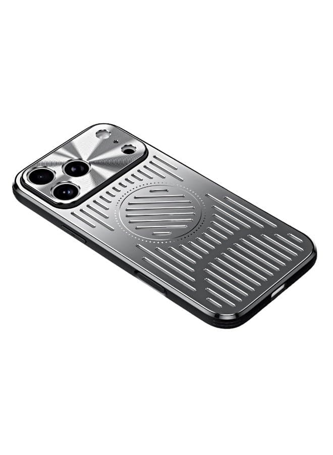 Magnetic metal non-standard cooling shell suitable for iPhone 17ProMax/17Pro mobile phone case all-inclusive anti-drop mobile phone case