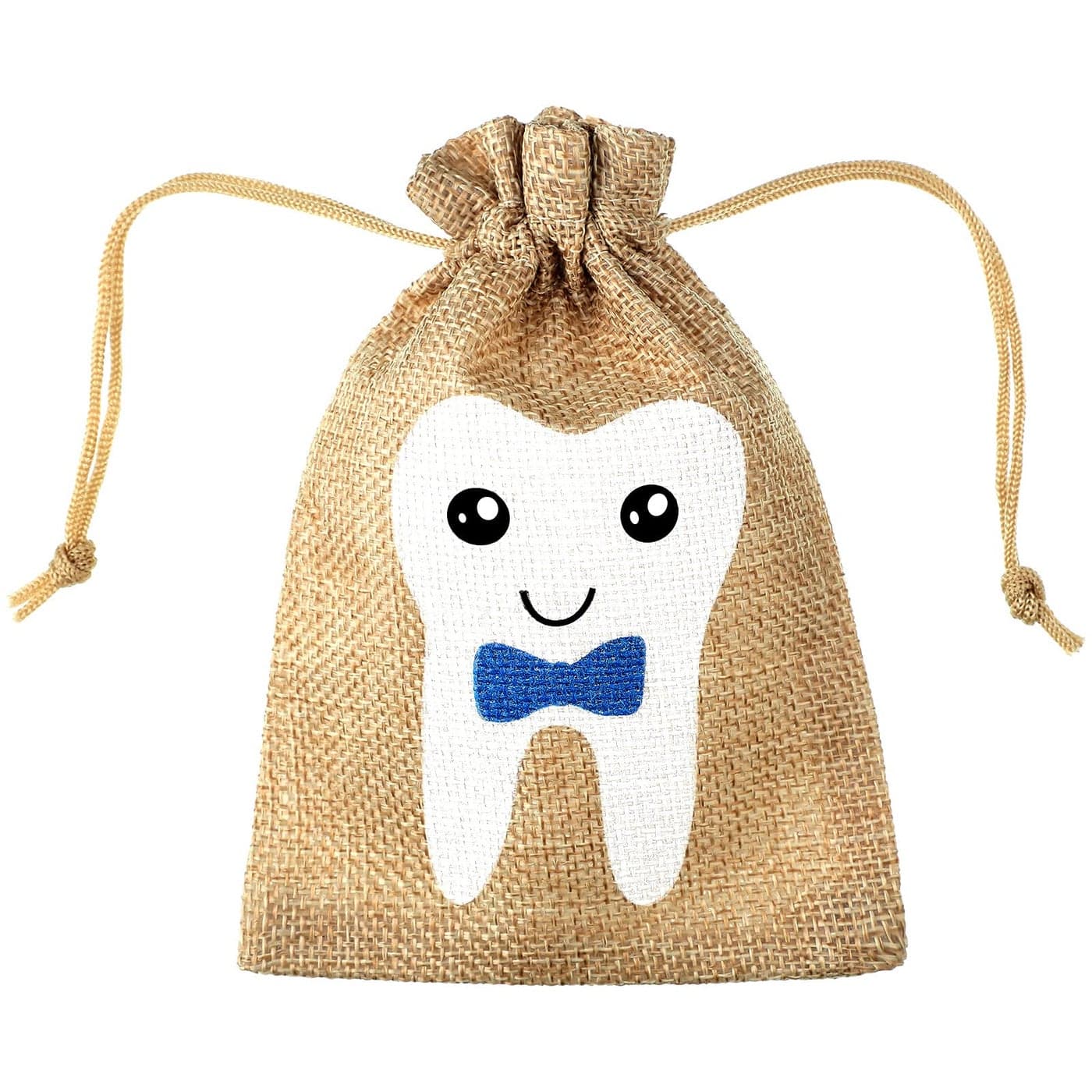 Tooth Fairy Bag Pouch for Boys and Girls to Place Under Pillow Milk Teeth Container Box for Toothfairy Tooth Holder Keepsake Gift for Kids Children Baby Shower Birthday Blue Style