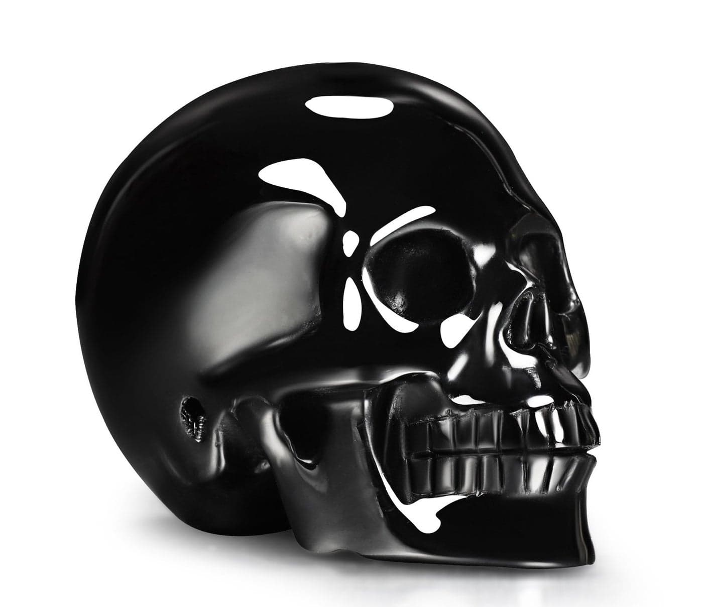Skullis 20 Black Obsidian Crystal Skull Head Hand Carved Gemstone Fine Art Sculpture Reiki Healing Stone Statue
