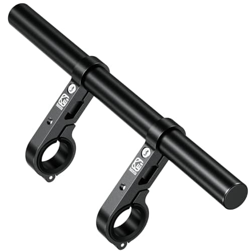 BRCOVAN Aluminum Alloy Handlebar Extender Extensions with 1181 Long Cross Bar with Double Clamp Mounting Base Fit 0875 1 1125 126 Handlebars for Bike Bicycle Motorcycle Scooter ATV