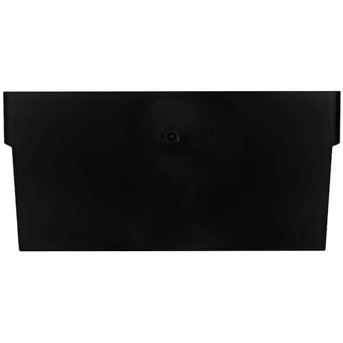 AkroMils 40130 Plastic Width Dividers for 4 Tall Shelf Bins Models 30130 30138 and 30164 Custom Storage Inserts for Tools Crafts Supplies 24Pack Black