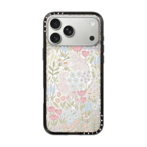 CASETiFY Compact iPhone 17 Pro Max Case Slim and SleekCompatible with Magsafe 4 ft 2X Military Grade Drop Protection Eleanor Clear Black