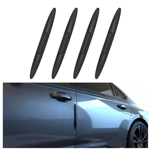 4PCS Car Door Edge Guards with AirbagDeStatic AntiCrash Car Door Protector with Dolphin Streamline DesignUniversal Cars Doors Edge Protector Exterior Cars Accessories