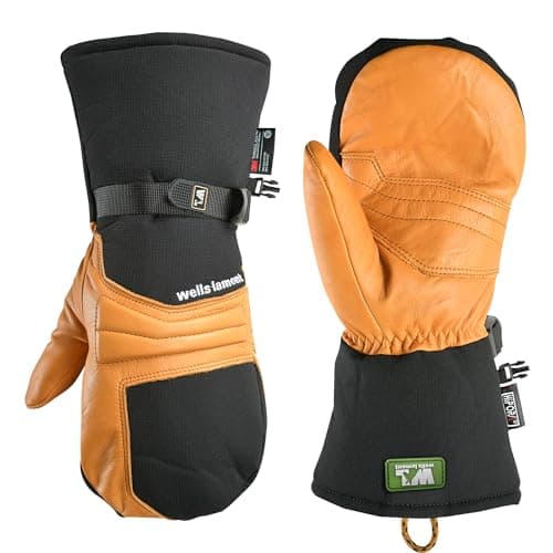 Wells Lamont Waterproof Winter Mittens, HydraHyde Leather, XX-Large (813XXK)