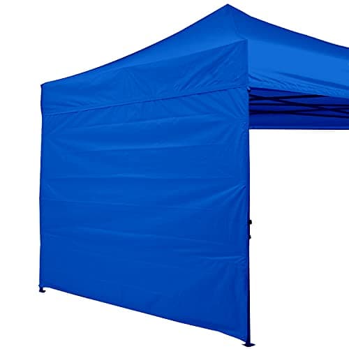 ABCCANOPY Instant Canopy SunWall 10x10 FT, 1 Pack Sidewall Only, No Frame or Top, Blue