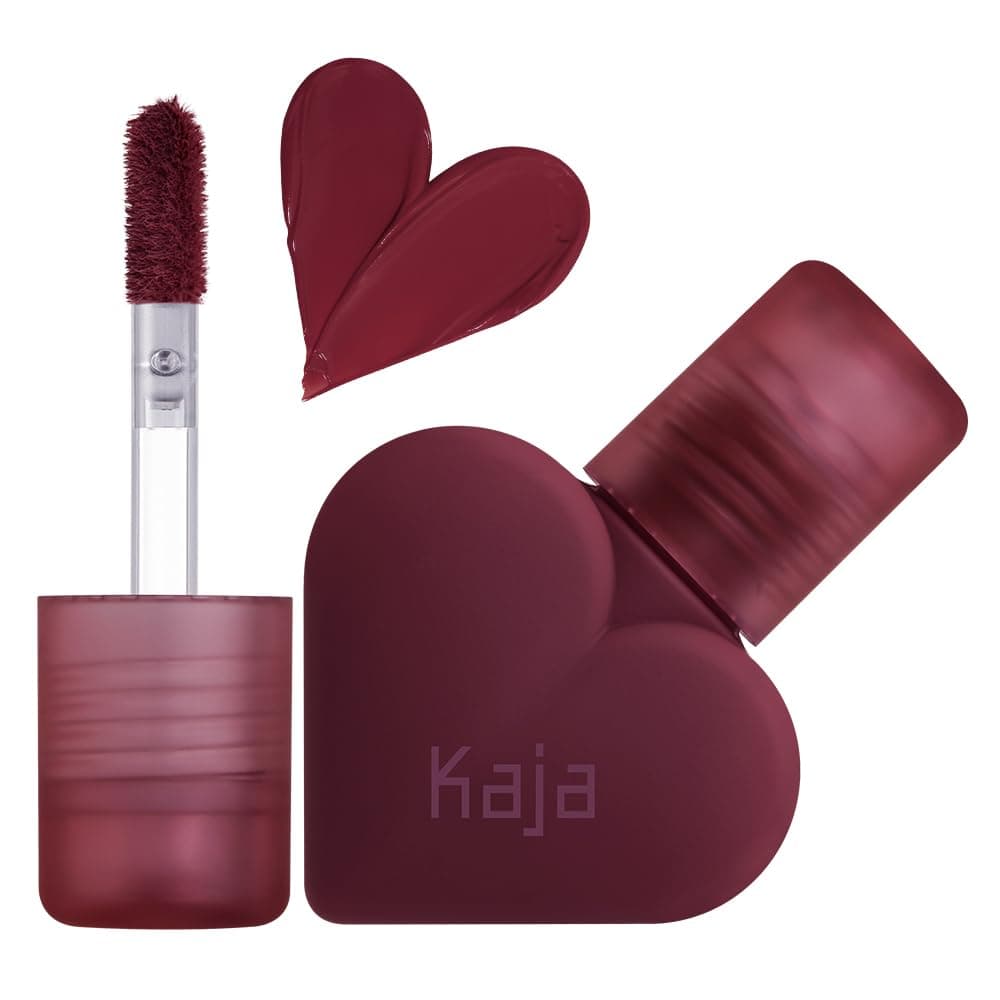 Kaja Lip Mousse Love Swipe 01 Call Me with Raspberry Seed Oil and Vitamin E Buildable Blendable Moisturizing Velvet Finish Weightless Texture Deep Shades Vivid Color Long Lasting 022 Oz