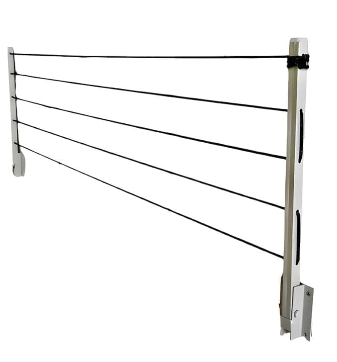 Ultimate Space Saver Foldable Wall Mounted Drying Rack for Balcony Small Spaces