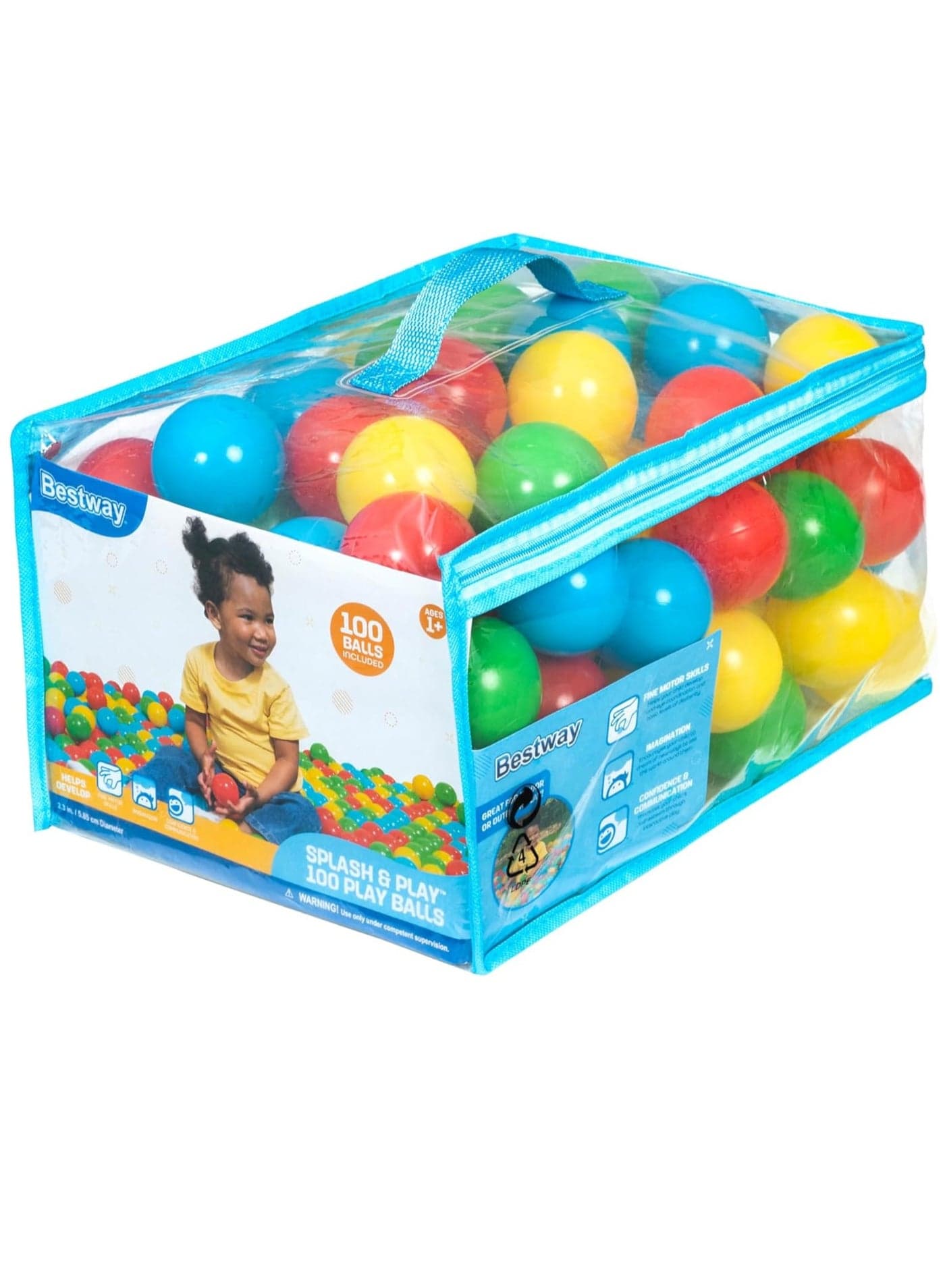 Bestway Splash & Play Ball Pit Balls 5.85cm 100pcs