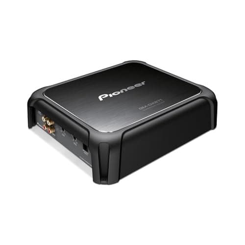 Pioneer GM-DX871 - Powerhouse Amplifier with 1,600 Watts, Class-D Technology, 1-Channel, Variable Low-Pass Filter, Compact Design, and Remote Bass Boost Control