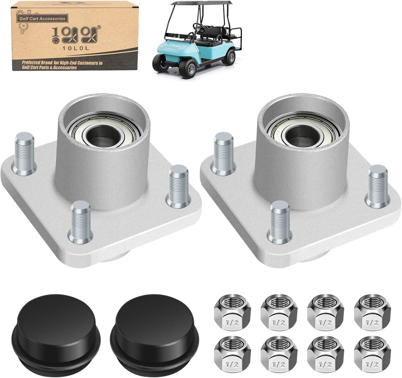 10L0L Front Wheel Hub Assembly for Club Car Golf Carts