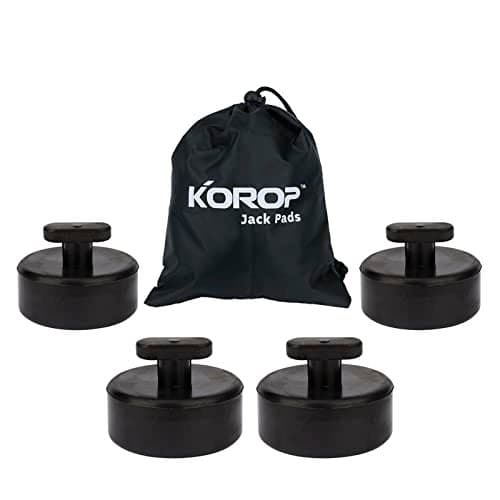 Lifting Jack Pad (4pcs) Compatible with Chevy Corvette C5 C6 C7 C8, Rubber Lift Point Adapter Jack Pucks with Storage Bag