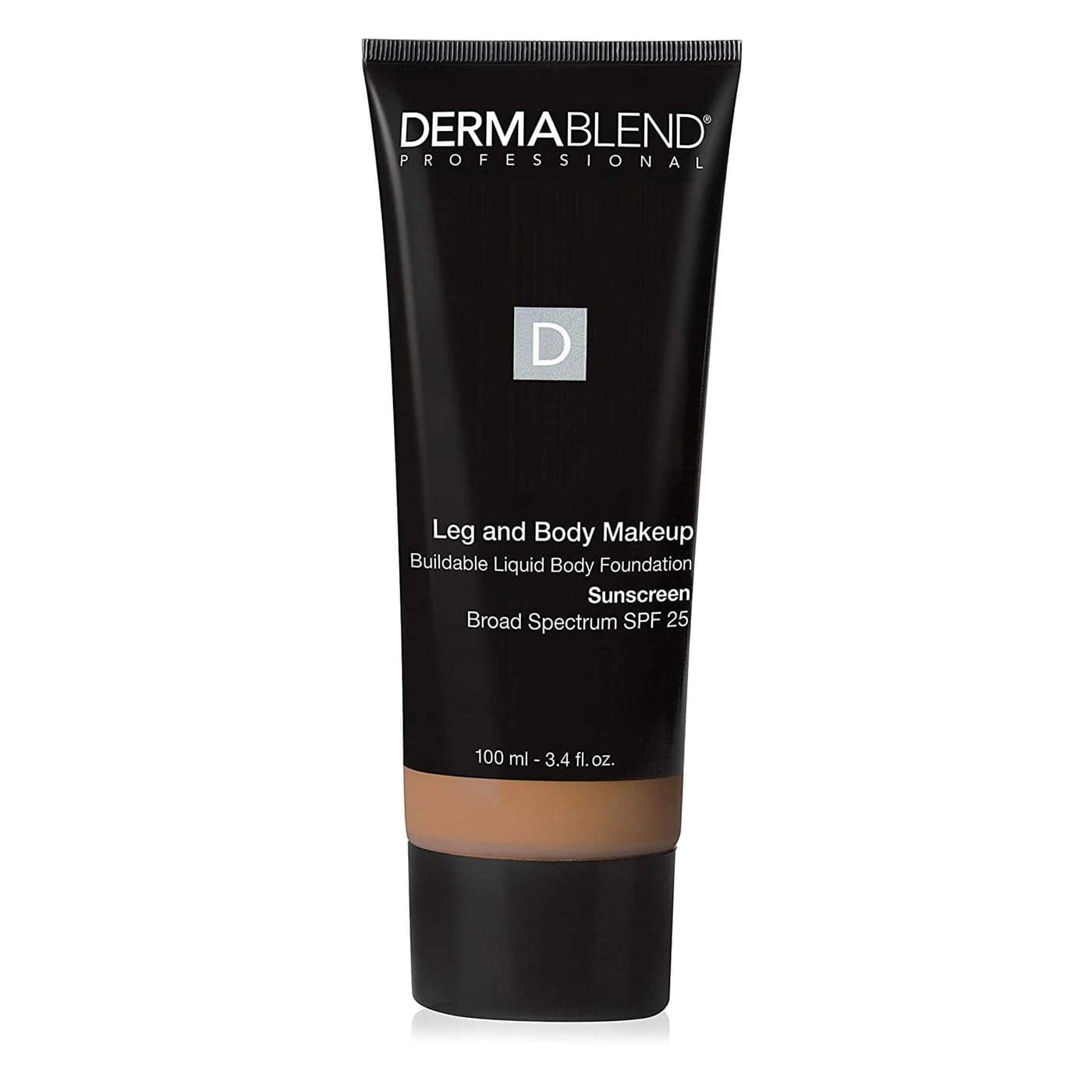 Dermablend Leg and Body Makeup Foundation with SPF 25 40W Medium Golden 34 Fl Oz