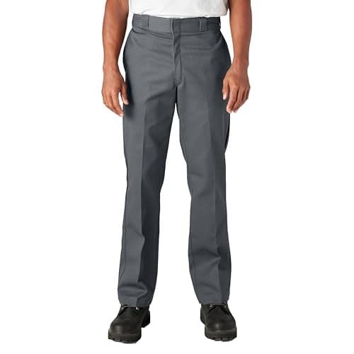 Dickies Mens Loose-fit Cargo Work Utility Pants, Charcoal, 38W x 34L US