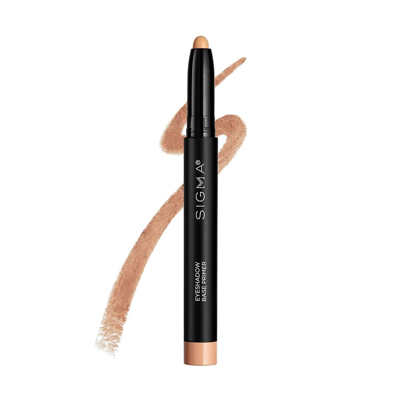 Sigma Beauty Eyeshadow Primer Base Professional Grade Eye Primer Crayon wSleek Retractable Tip for LongLasting Makeup AllDay Color Payoff Prevents Creasing Ignite Light Caramel Matte