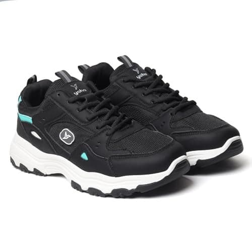 YOHO Tempo Chunky Sneakers for Women, Breathable Mesh Shock-Absorbing, Cushioning Comfort, Durable Grip for All-Day Ease| Fashionable & Stylish Casual Sport Shoes-0920 | EspressoMatcha - UK 5