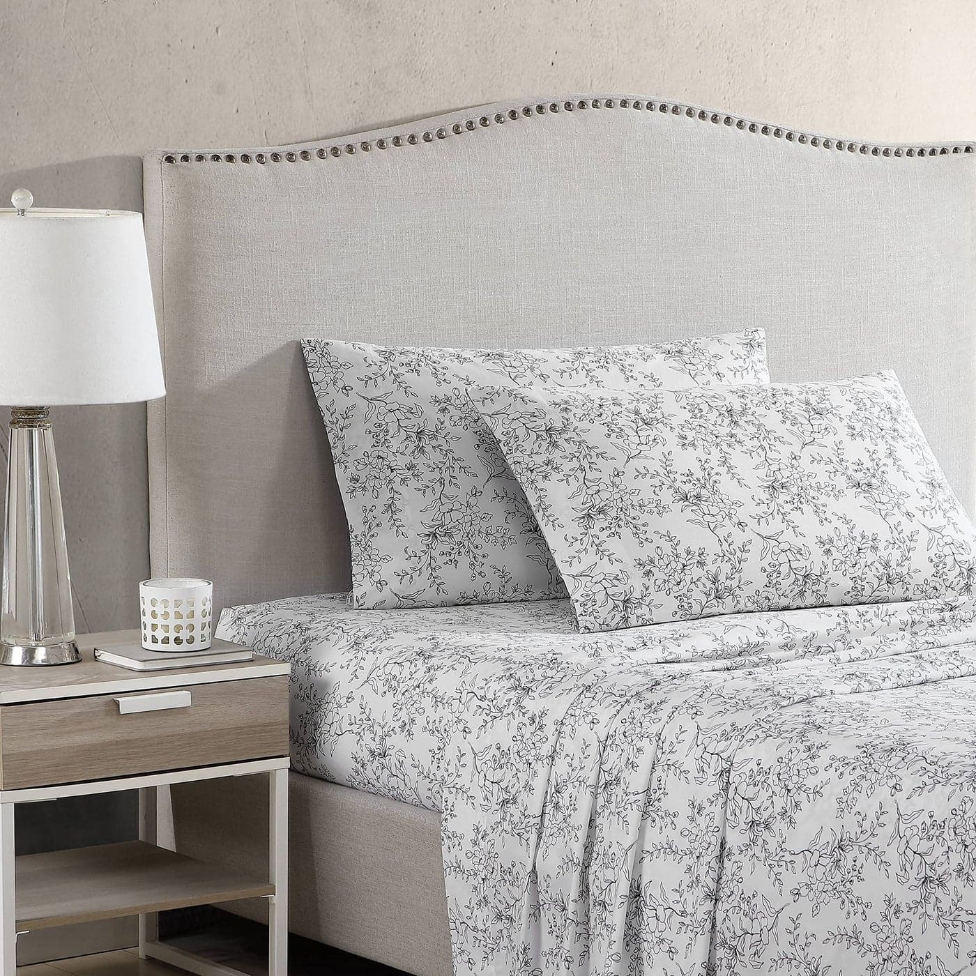 Stone Cottage Full Sheets Cotton Percale Bedding Set Crisp Cool Ideal Bedding Set Hawley Floral Full