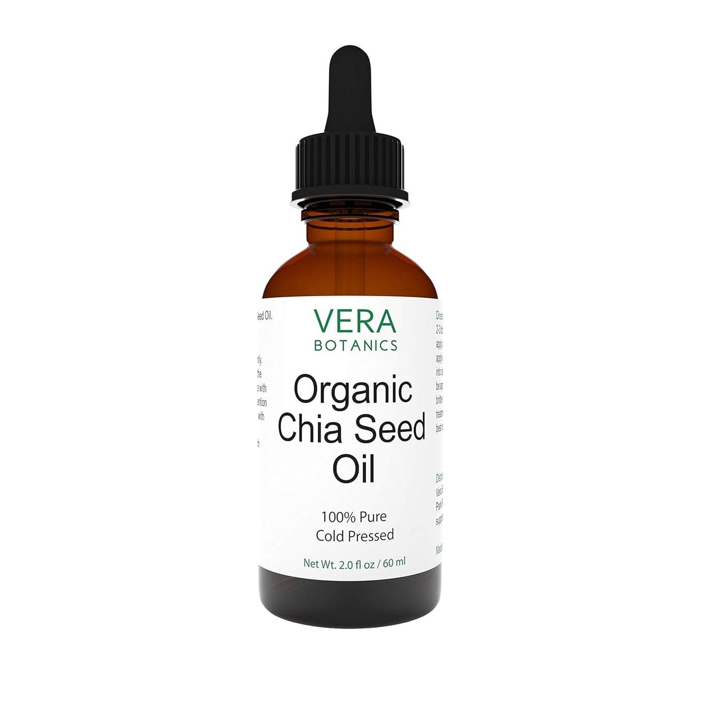 ORGANIC CHIA SEED OIL 100 Pure Natural Unrefined ColdPressed For Face Dry Skin Nails Lips Body Hair