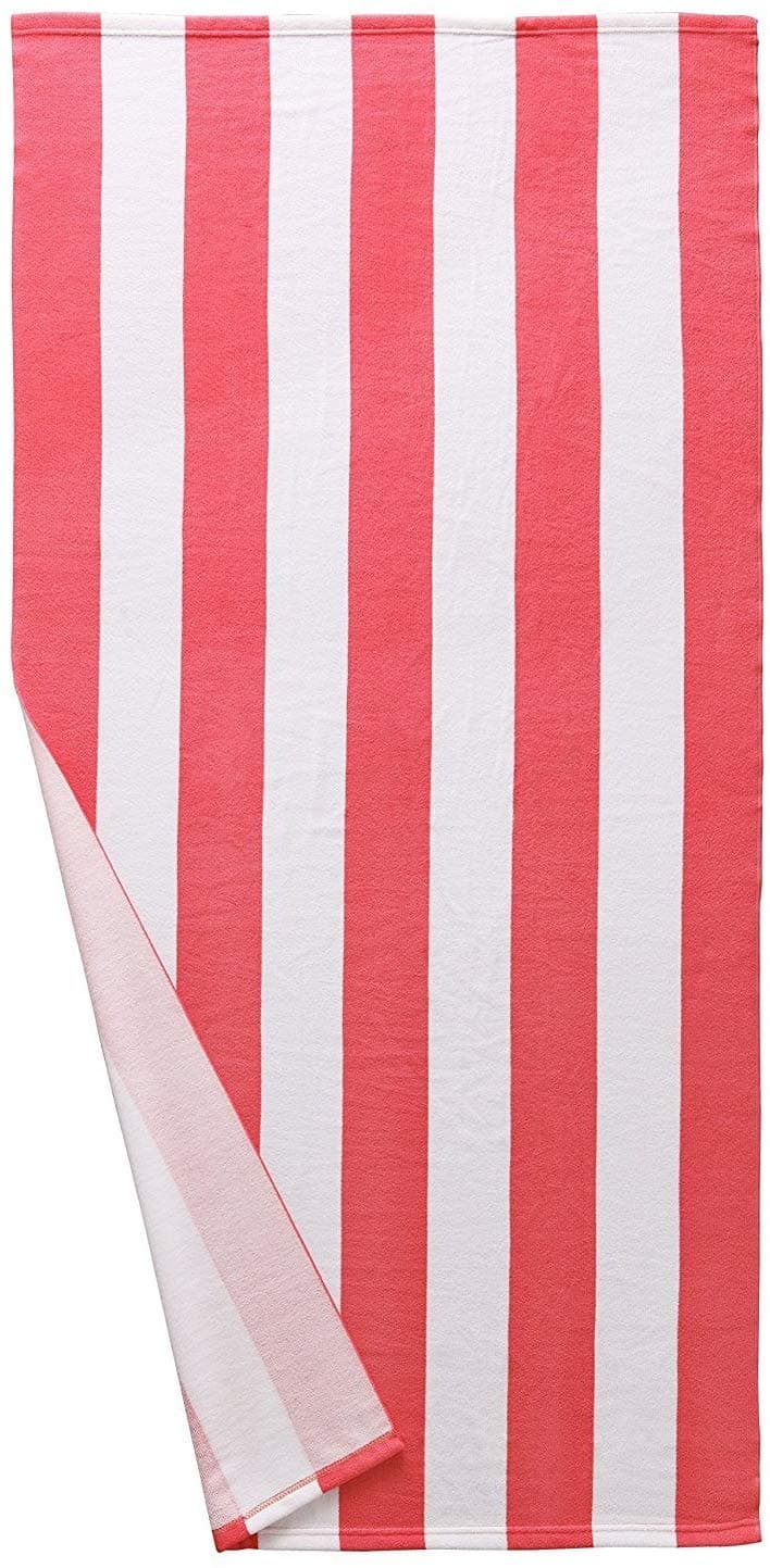 Lavish Street Large Beach Pool Towel 40x70 Oversized Cabana Stripe Hotel QualityLuxuriously Soft Absorbent Plush Towel