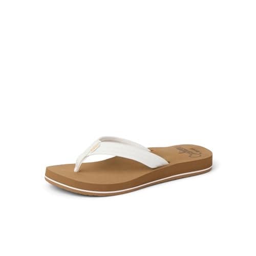 Reef Cushion Breeze Womens Flip Flop, Ultra Soft Cushion Footbed, Arch Support, Cloud, 5