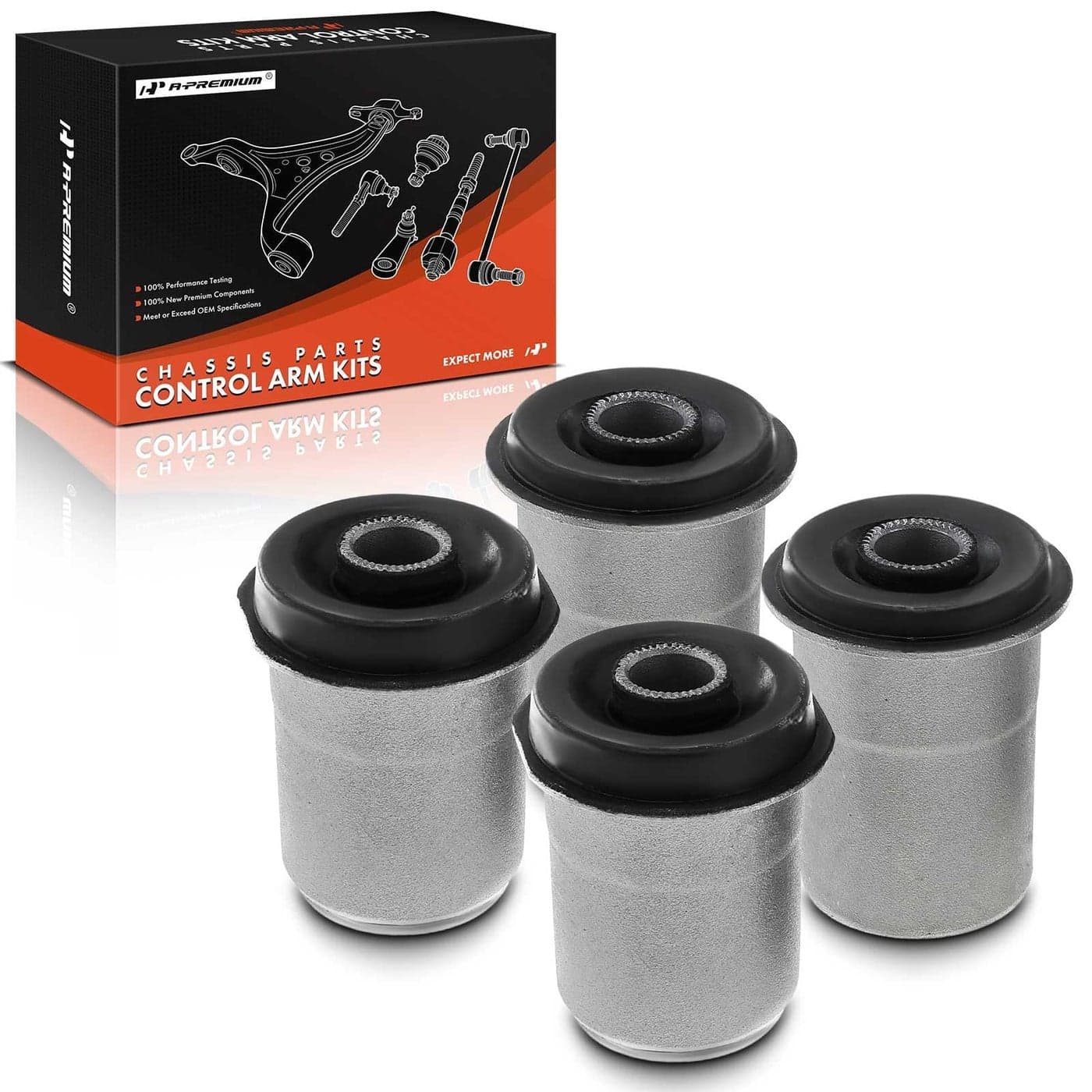 APremium Set of 4 Front Lower Forward Rearward Control Arm Bushing Kit Compatible with Ford Explorer 19952003 Explorer Sport 20012003 Ranger 19982001 Mercury Mountaineer 19972001