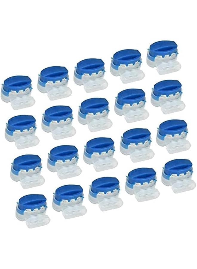 Husqvarna u0026 Gardena Cable Connectors for Robotic Lawnmowers, Pack of 20 Waterproof Connectors, Cable Connectors, 314 Cable Connectors for Automower, Lawnmower, Robotic Lawnmower