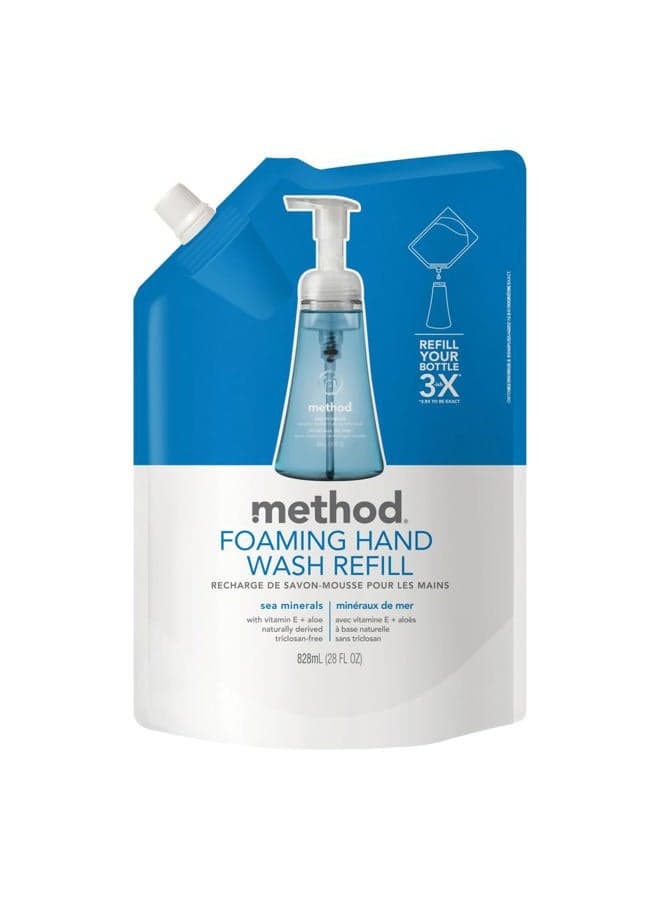 Foaming Hand Wash Refill Pouch, Sea Minerals, 28 oz