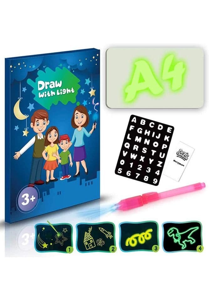 Magic Fluorescent Drawing Board for Kids