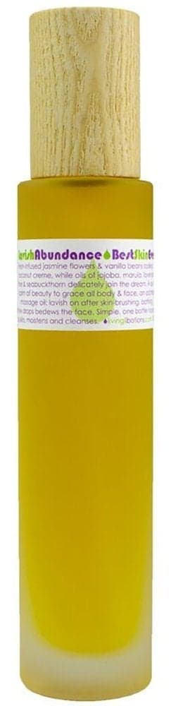 LIVING LIBATIONS Organic Best Skin Ever AllInOne Facial Cleanser Exfoliator Moisturizer Natural Wildcrafted Vegan Clean Beauty Lavish Abundance 338 fl oz 100 ml