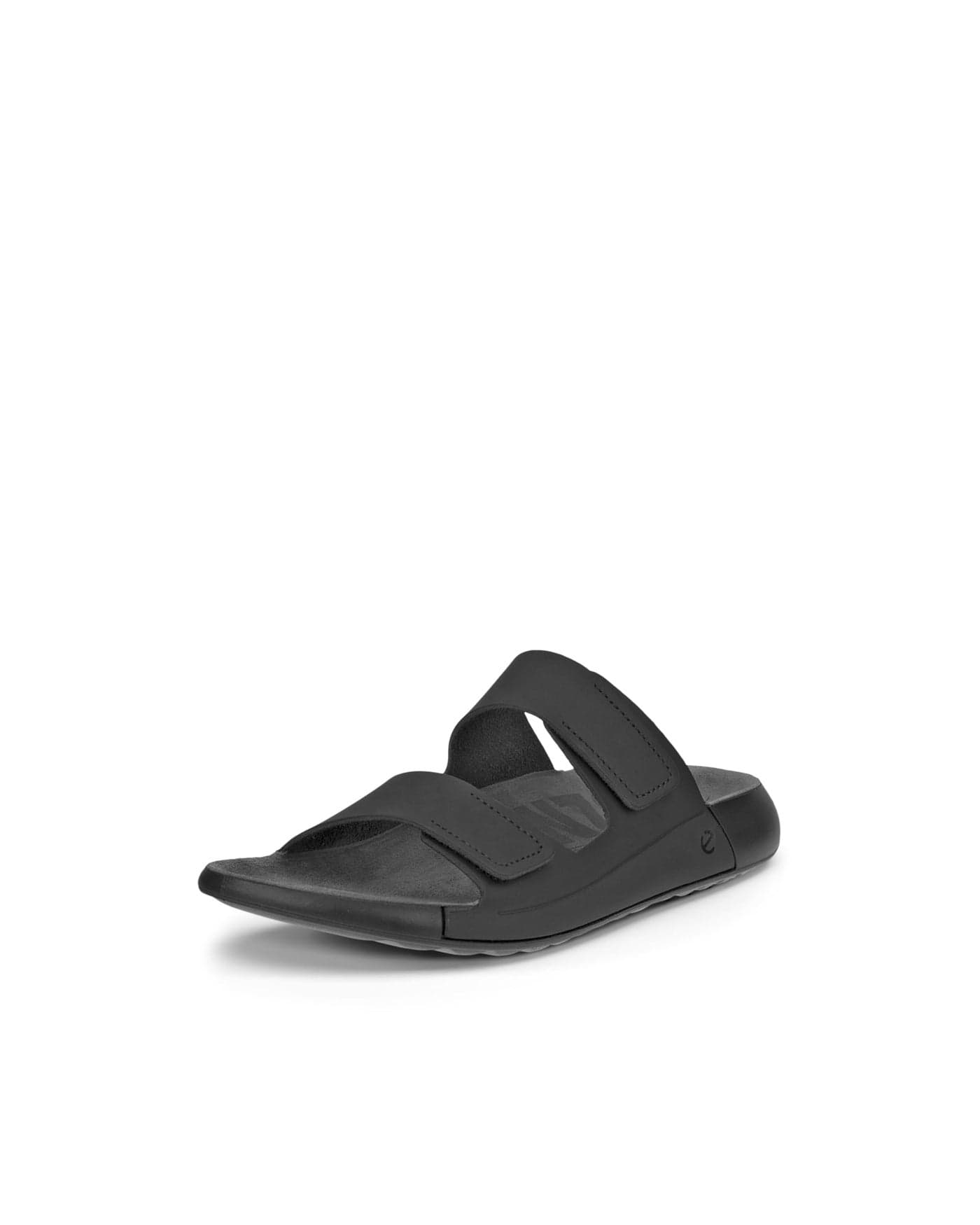 ECCO Womens Cozmo Two Band Slide Sandal Black 555