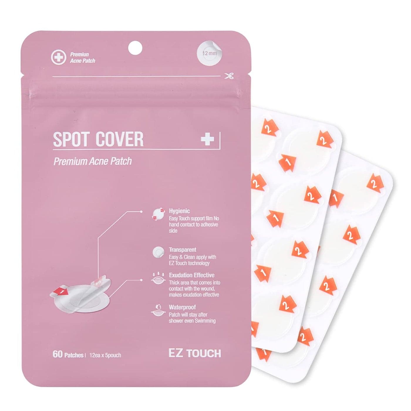 Acne Pimple Patch60 Patches New Normal Easy Clean Innovative Patch SpotCover 12mm 60ea