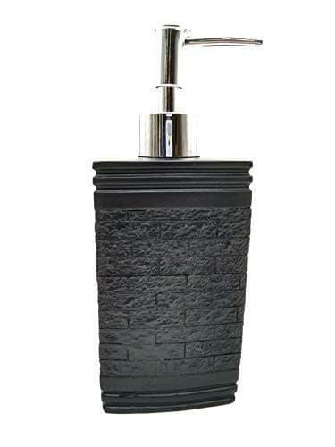 TOTO DEALS Liquid Soap Dispenser Wall Pattern Design 350 ml Black