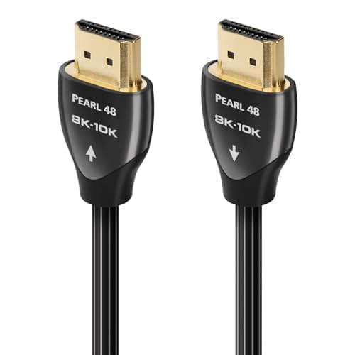 AudioQuest Pearl 48 2.1 HDMI Cable - 8K/10K Ultra HD, Gaming, High-Speed, 48Gbps, HDR, eARC - 2.25m