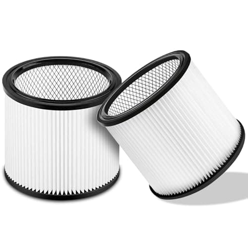 Swellv 90304 Replacement Filter Compatible with ShopVac Shop Vac 90304 90350 9033390585fits most 5 Gallon and above WetDry Vacuum Cleaners 2 Pack